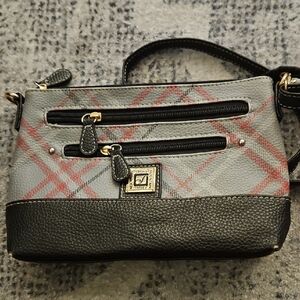Charming Charlie Gray and Black Crossbody Bag
